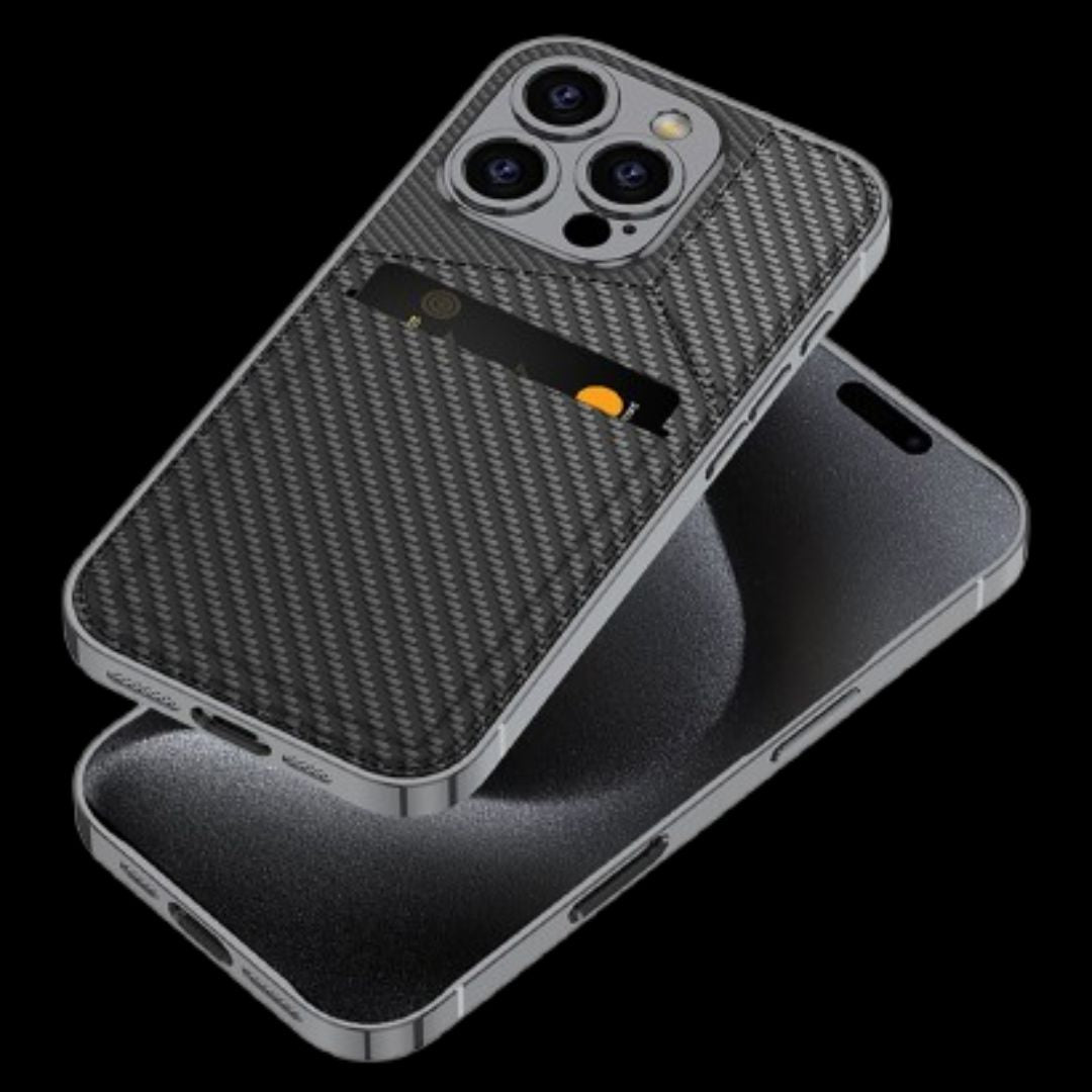 Apple iPhone 16 / Plus / Pro / Pro Max – Leather Card Slot Cover & Case