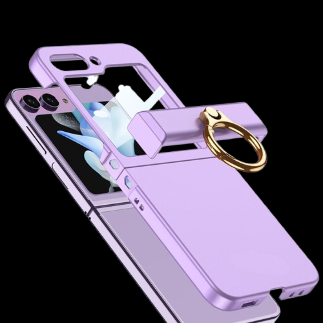Galaxy Z Flip 5 – Hinge Box Ring Cover & Case