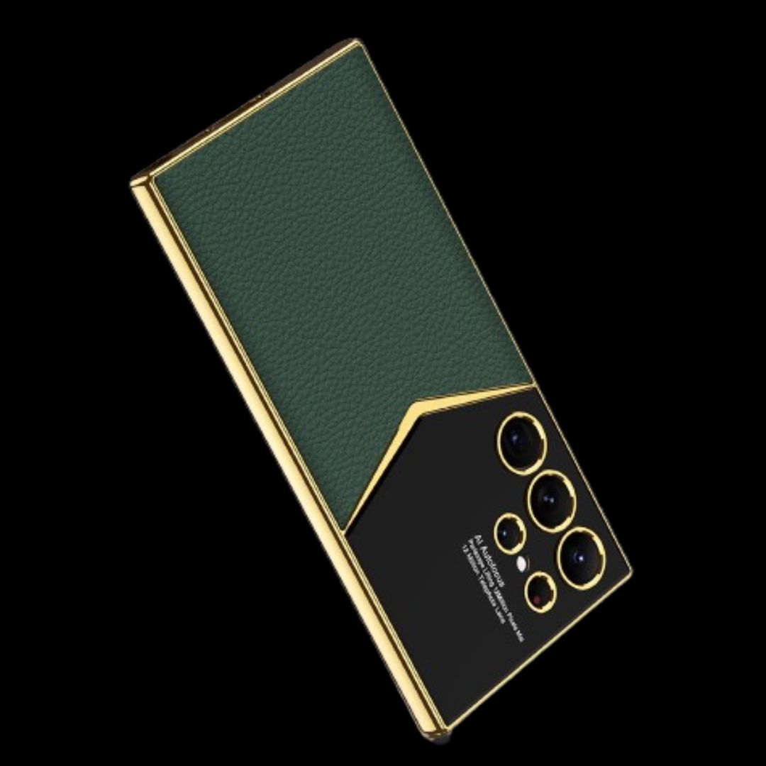 Samsung S24 / Ultra Cover – Electroplated Leather Cover & Case