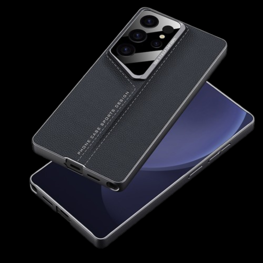 Samsung Galaxy S25 Ultra – Leather Blade Slim Hard Back Cover & Case