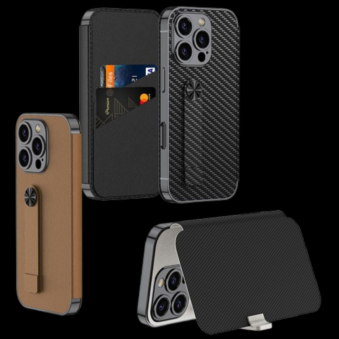 Apple iPhone 16 / Plus / Pro / Pro Max – Sheath Card Holder Cover & Case