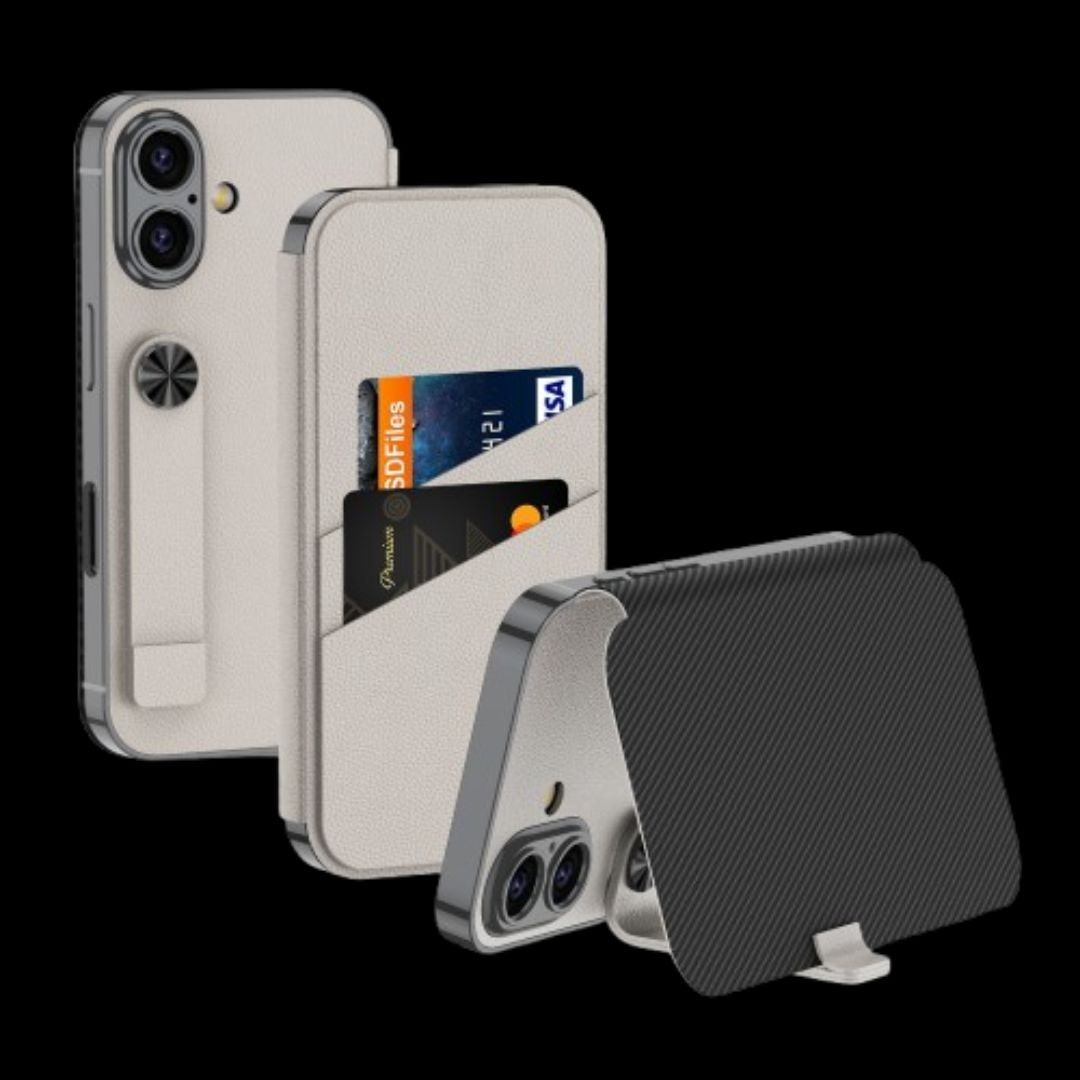 Apple iPhone 16 / Plus / Pro / Pro Max – Sheath Card Holder Cover & Case