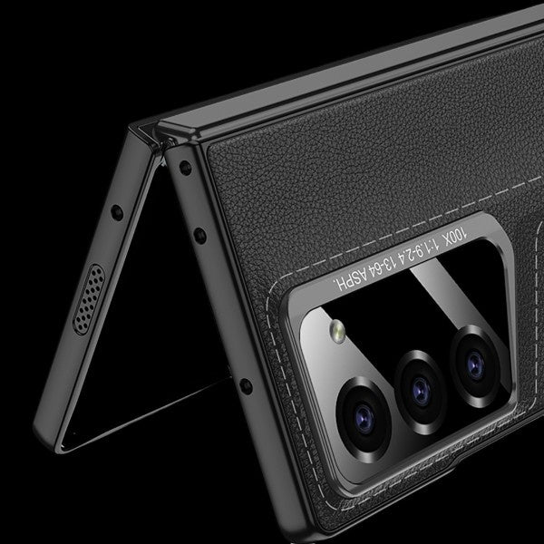 Galaxy Z Fold 6 – Ultra-Thin Blade PU Leather Cover & Case