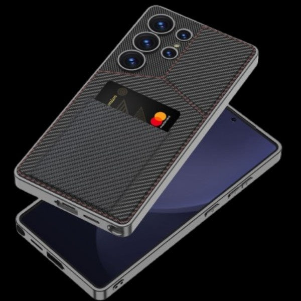 Samsung Galaxy S25 / Ultra– Rotor Stand Card Bag Cover & Case