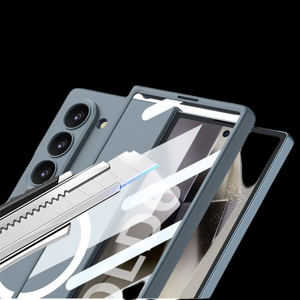 Galaxy Z Fold 6 – Ultra-Thin with Built-In Magnet Cover & Case