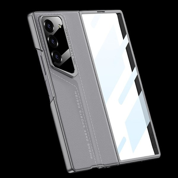 Galaxy Z Fold 6 – Ultra-Thin Blade PU Leather Cover & Case