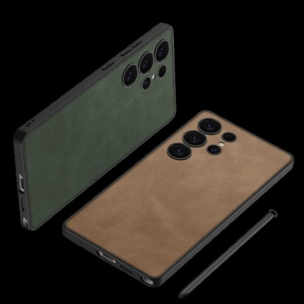 Samsung Galaxy S25 / Ultra– Matte Leather Ultra Thin Cover & Case