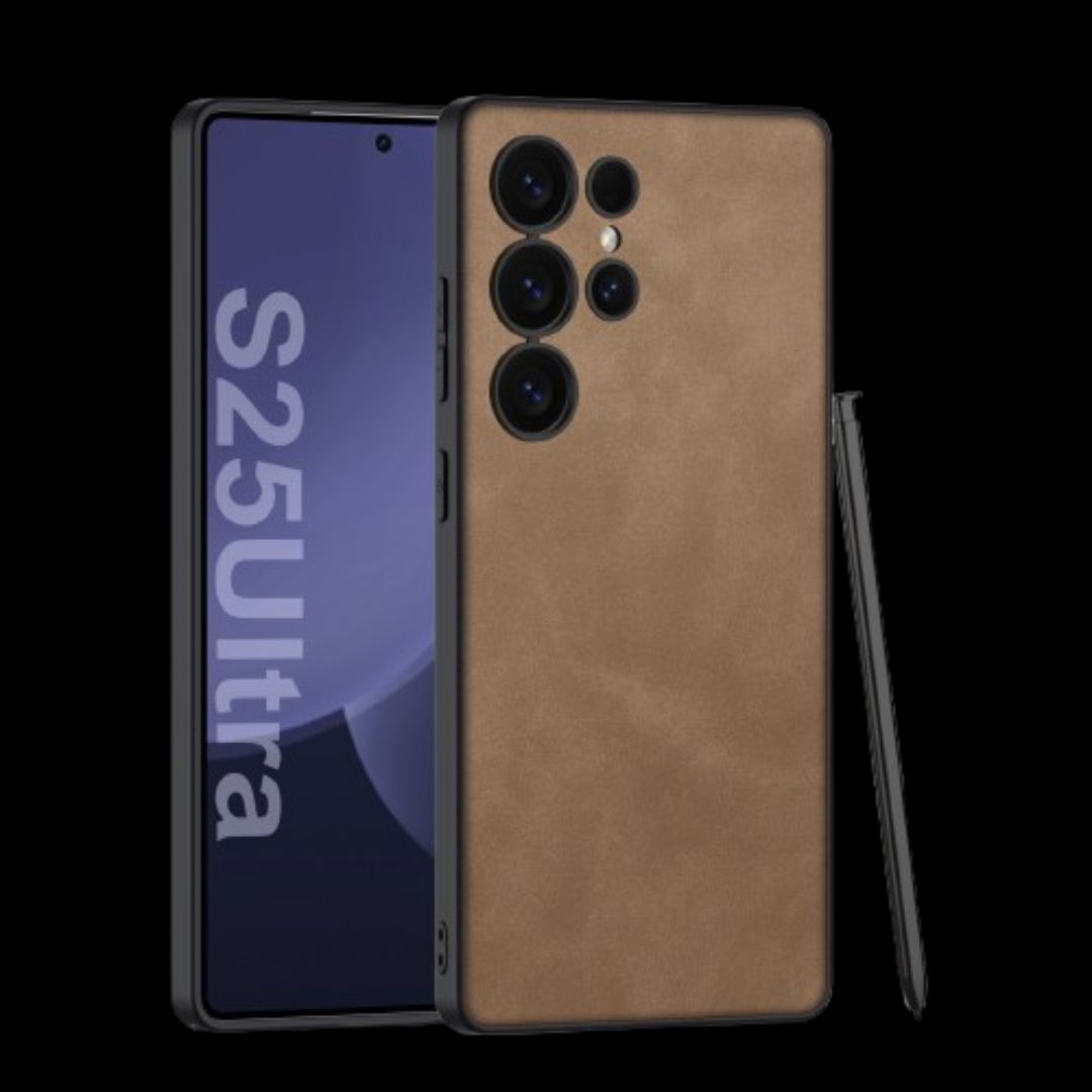 Samsung Galaxy S25 / Ultra– Matte Leather Ultra Thin Cover & Case