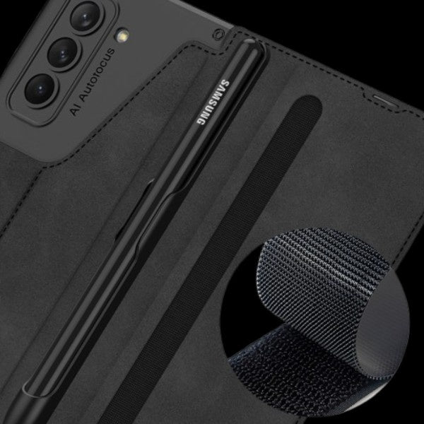 Galaxy Z Fold 5 – Sheath Armor with Pen Slot Cover & Case