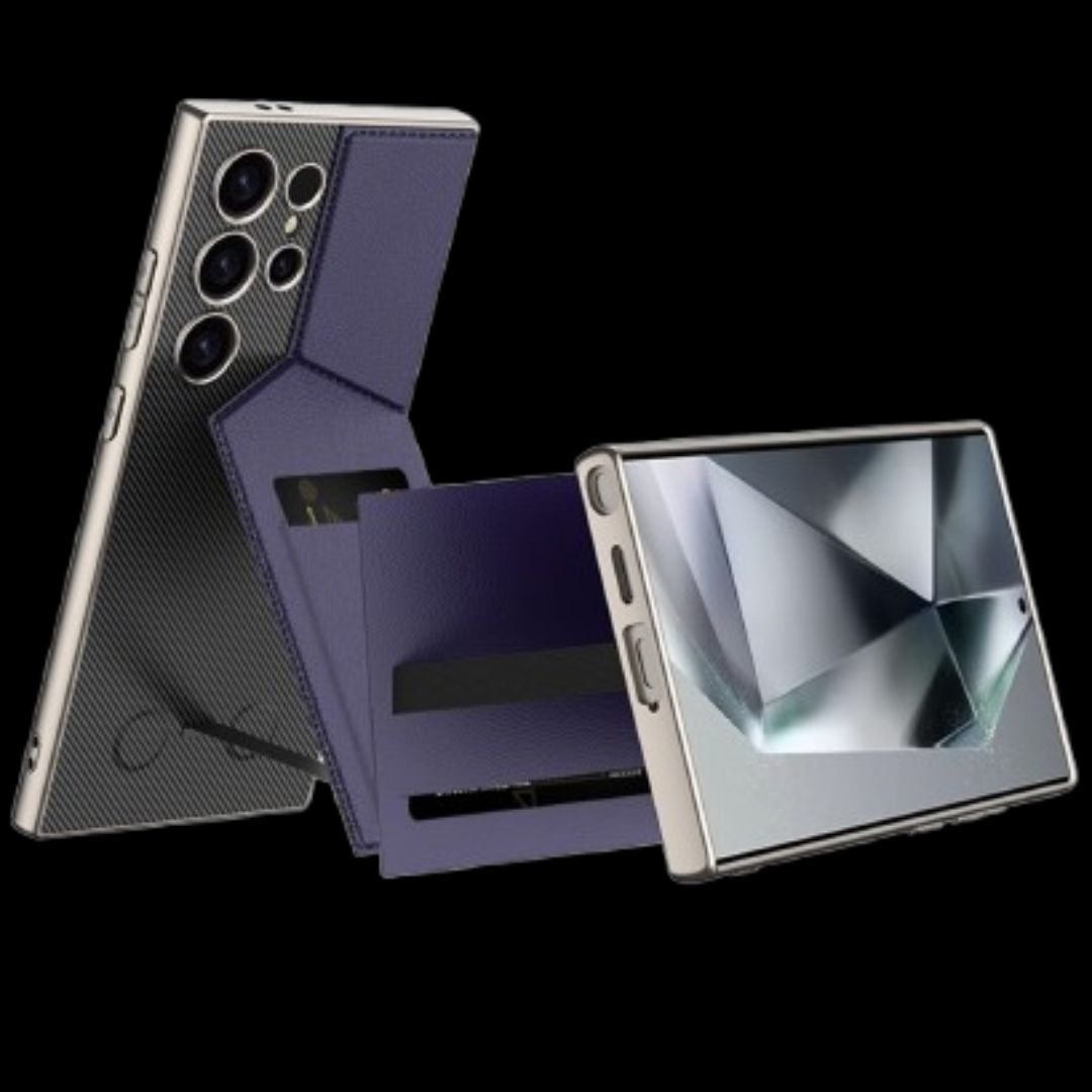 Samsung S24 Ultra Case– Rotor Stand Card Bag Cover & Case