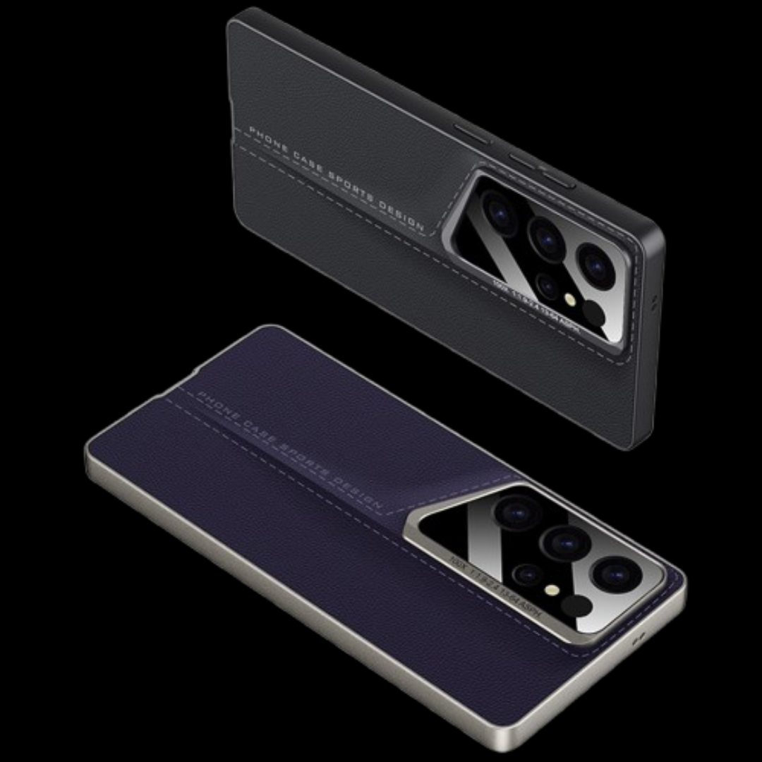 Samsung Galaxy S25 Ultra – Leather Blade Slim Hard Back Cover & Case