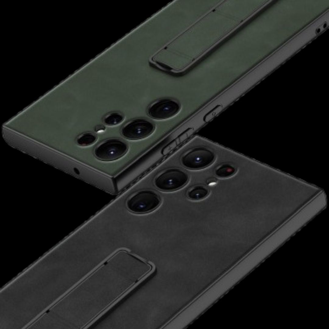 Samsung S24 / Ultra– Matte PU Leather Cover & Case