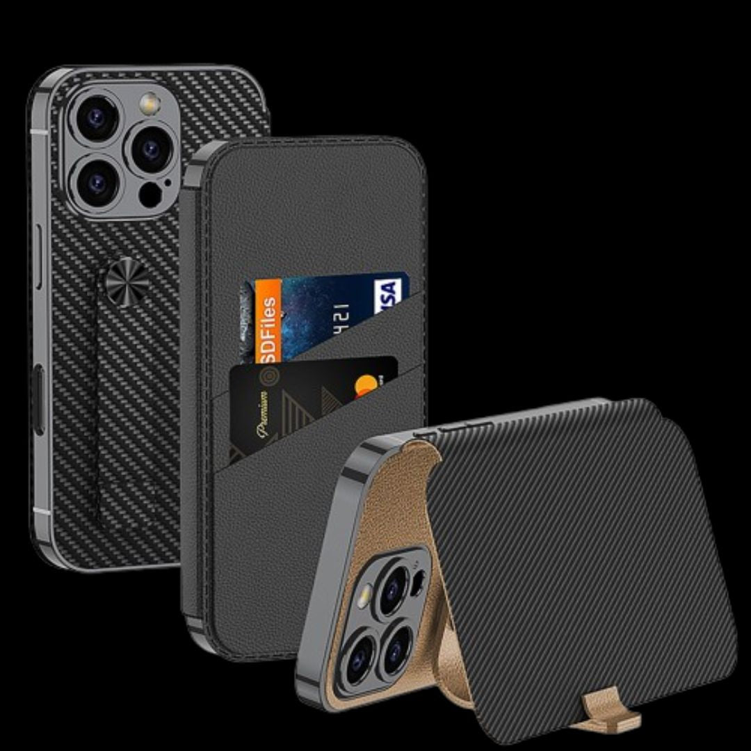 Apple iPhone 16 / Plus / Pro / Pro Max – Sheath Card Holder Cover & Case