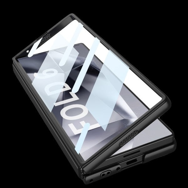 Galaxy Z Fold 6 – Ultra Thin with Kickstand and Glass Cover & Case