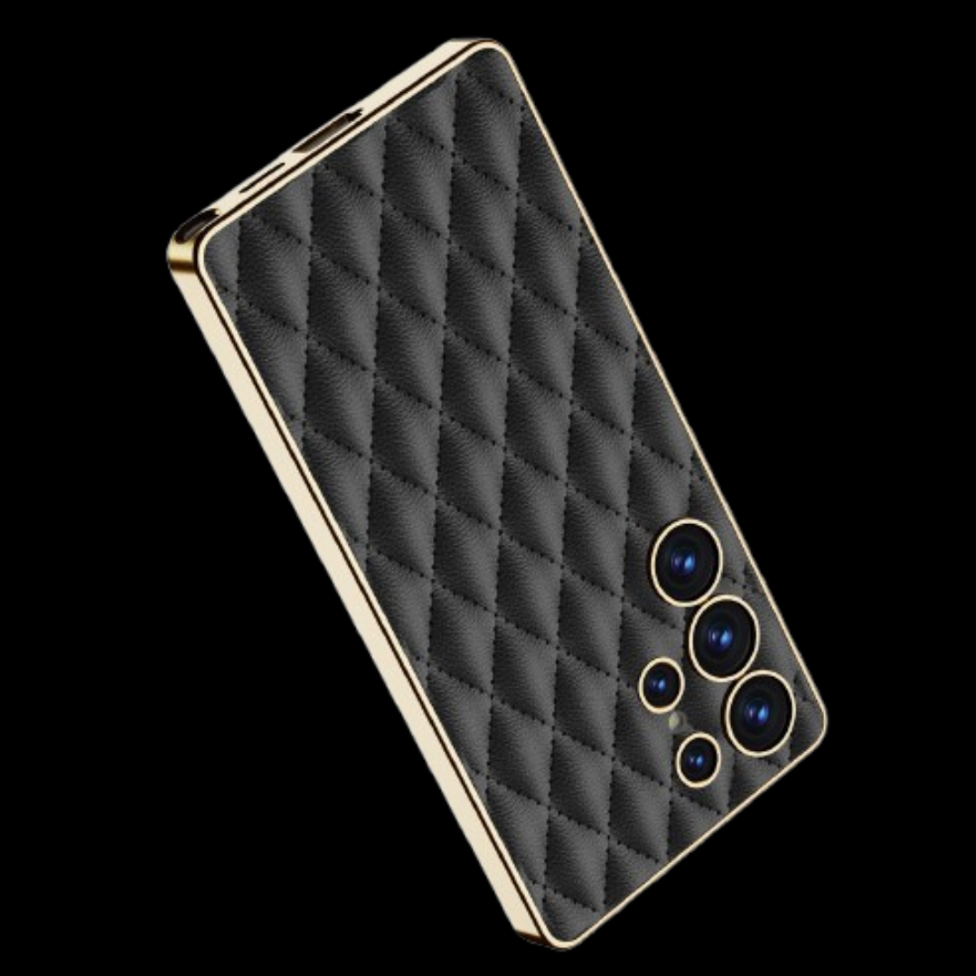 Samsung Galaxy S25 / Ultra– Leather Puff Design Cover & Case