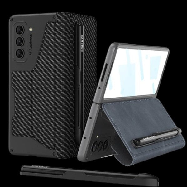 Galaxy Z Fold 5 – Sheath Armor with Pen Slot Cover & Case