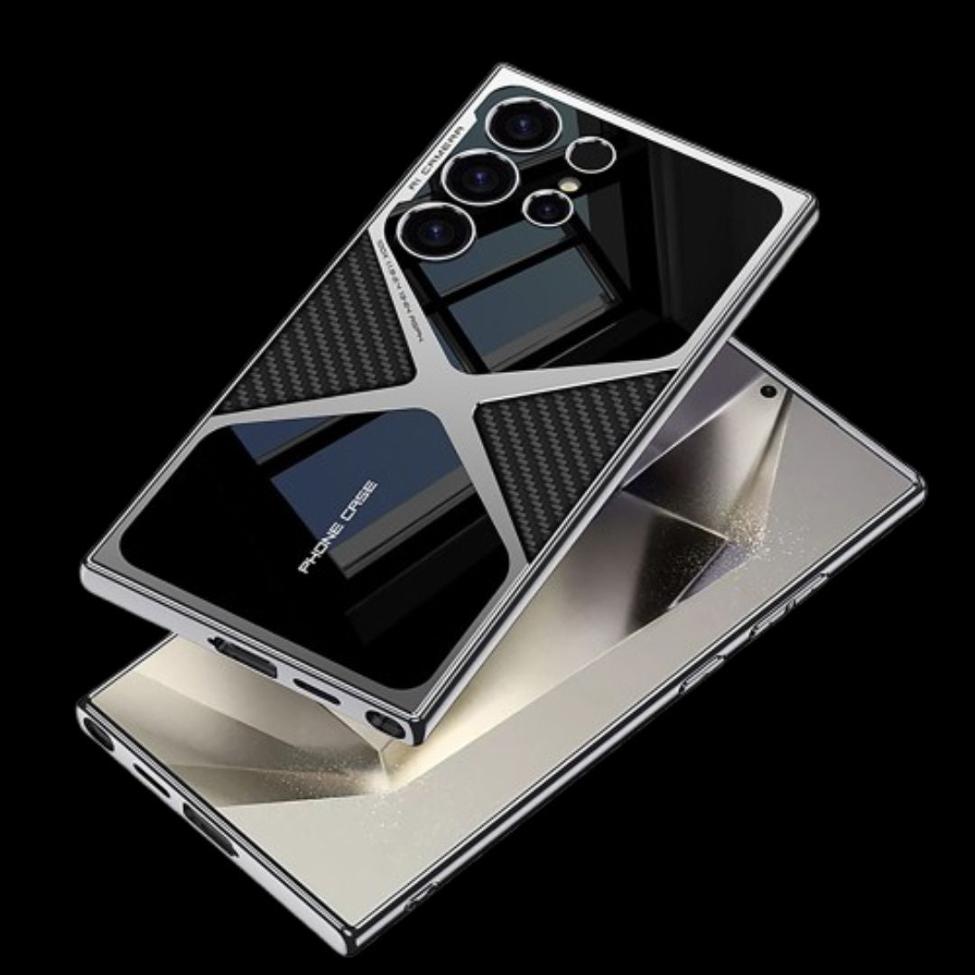 Samsung S24 Ultra Case – Electroplated PU Leather Cover & Case