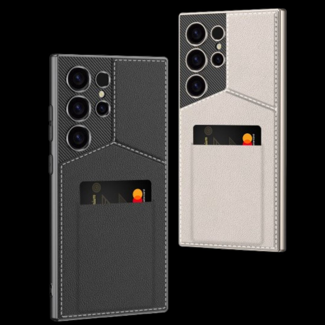 Samsung S24 Ultra Case– Rotor Stand Card Bag Cover & Case