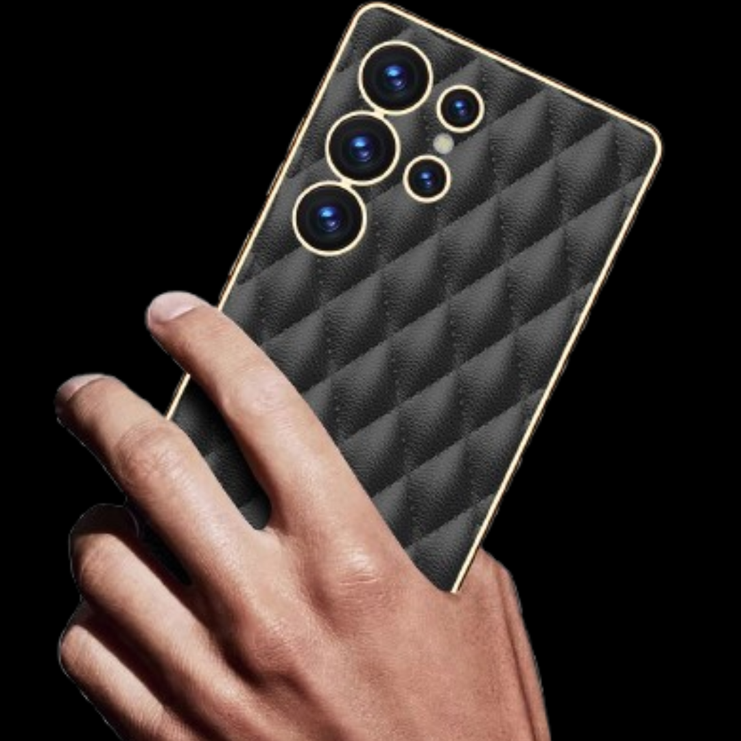 Samsung Galaxy S25 / Ultra– Leather Puff Design Cover & Case