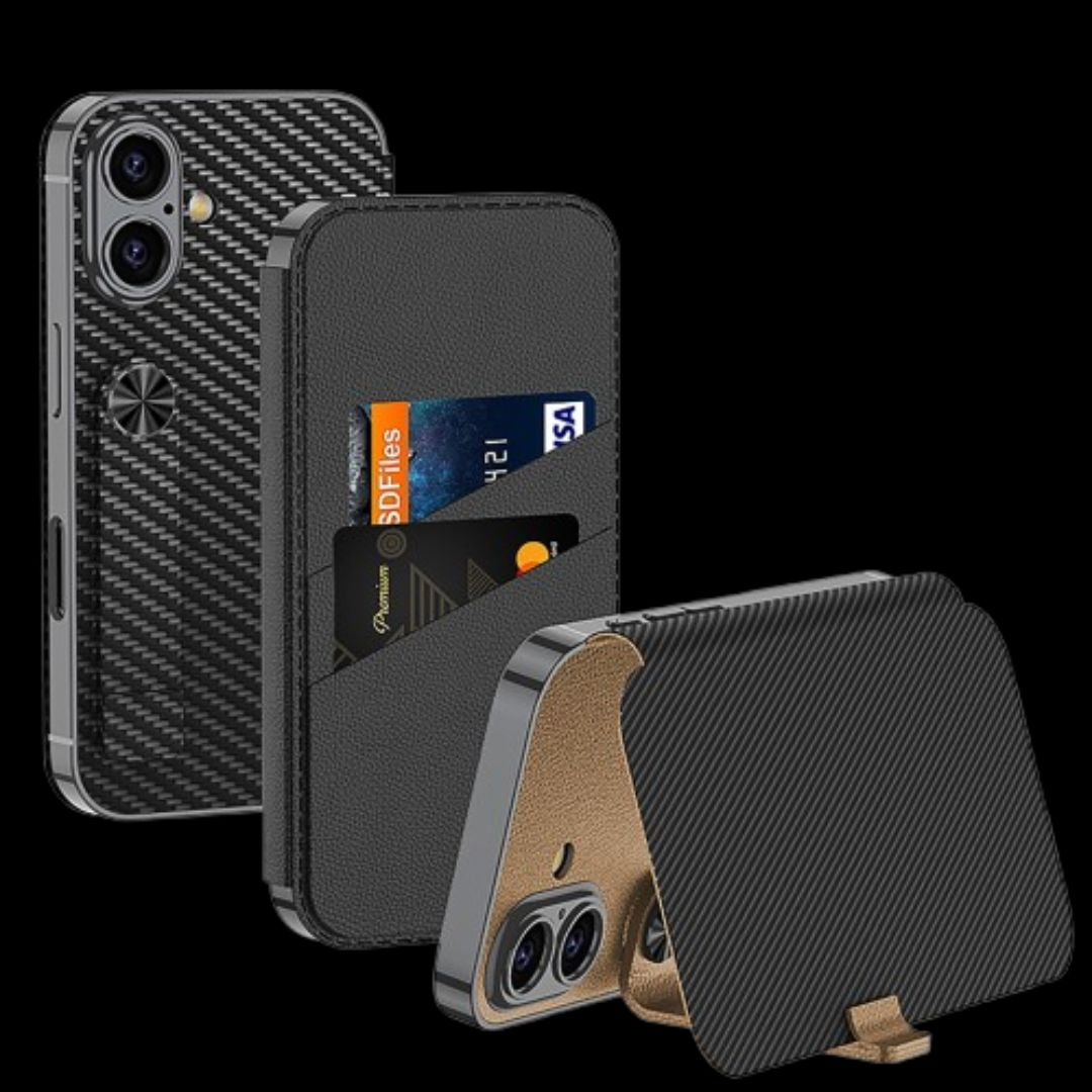 Apple iPhone 16 / Plus / Pro / Pro Max – Sheath Card Holder Cover & Case