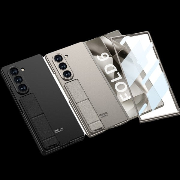 Galaxy Z Fold 6 – Ultra Thin with Kickstand and Glass Cover & Case