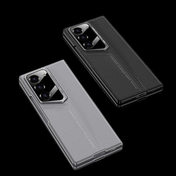 Galaxy Z Fold 6 – Ultra-Thin Blade PU Leather Cover & Case