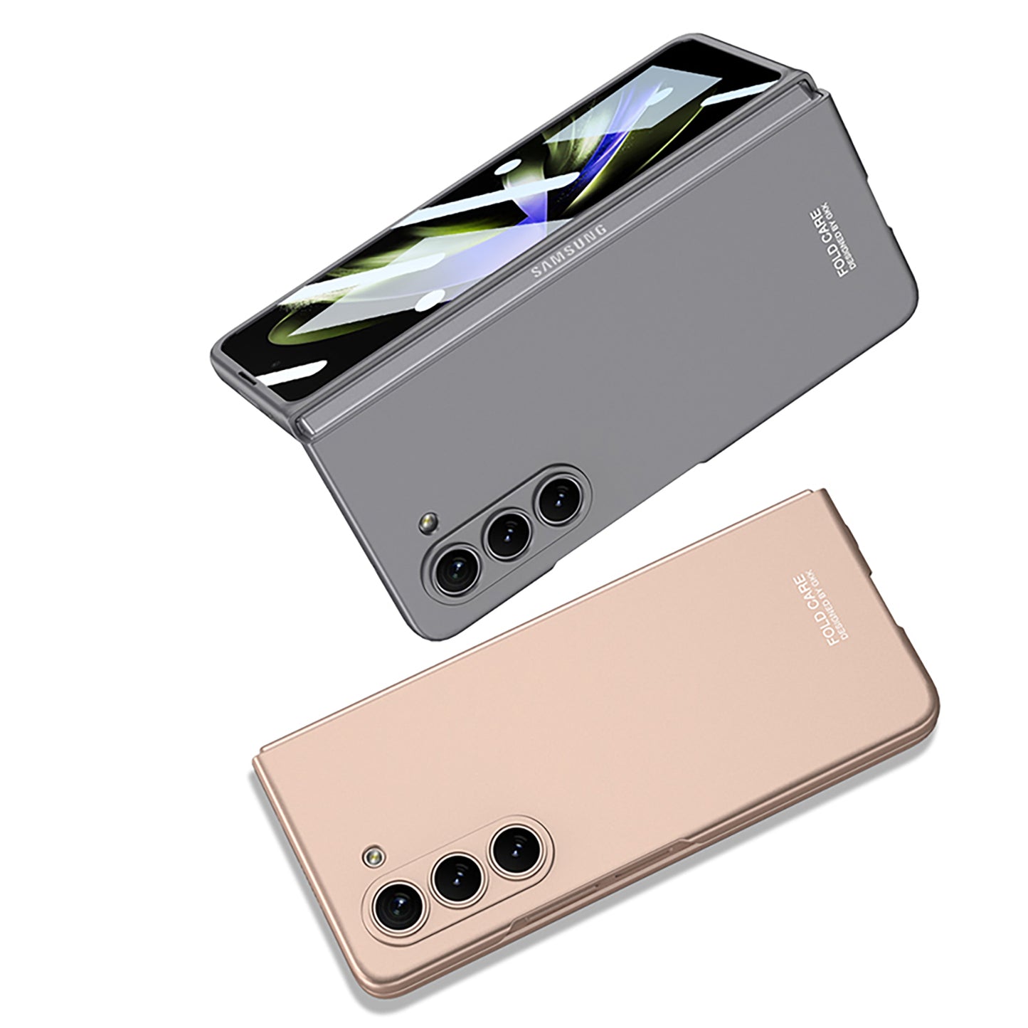 Galaxy Z Fold 5 – Ultra-Thin PC + Glass Cover & Case