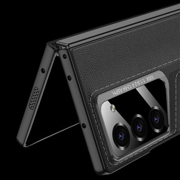 Galaxy Z Fold 6 – Ultra-Thin Blade PU Leather Cover & Case