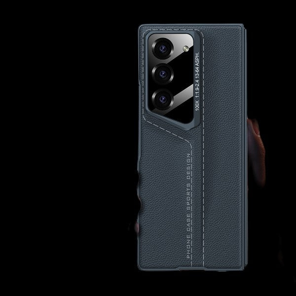 Galaxy Z Fold 6 – Ultra-Thin Blade PU Leather Cover & Case