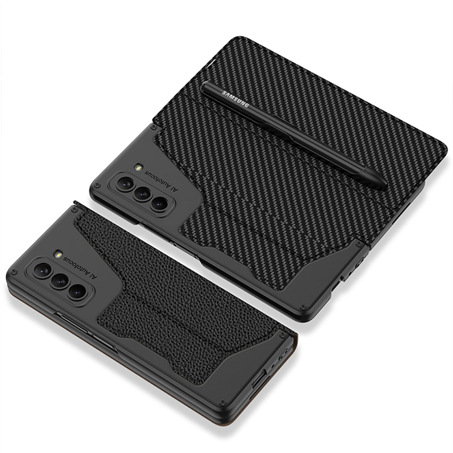 Galaxy Z Fold 5 – Sheath Armor with Pen Slot Cover & Case