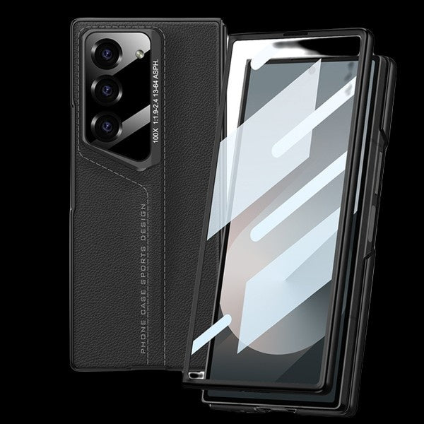 Galaxy Z Fold 6 – Ultra-Thin Blade PU Leather Cover & Case