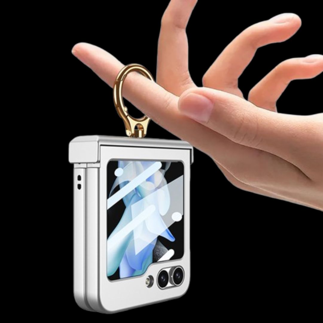 Galaxy Z Flip 5 – Hinge Box Ring Cover & Case