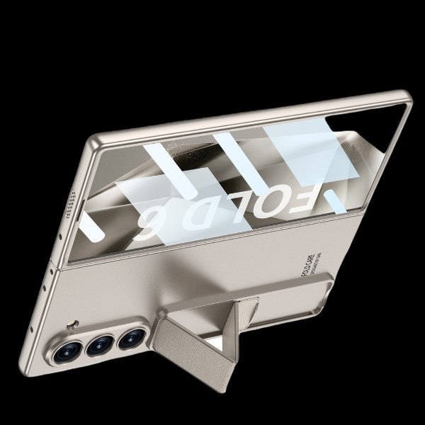 Galaxy Z Fold 6 – Ultra Thin with Kickstand and Glass Cover & Case