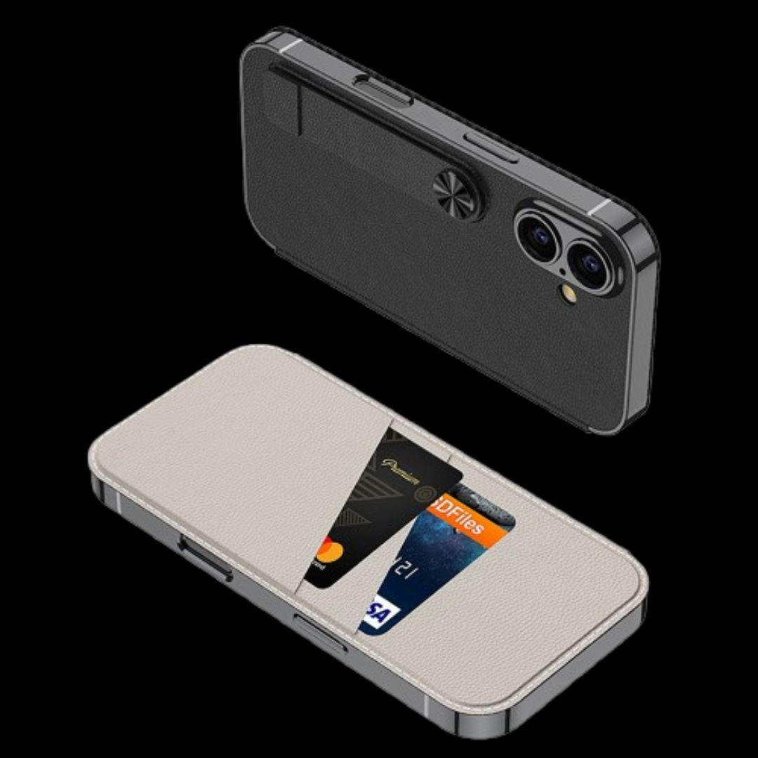 Apple iPhone 16 / Plus / Pro / Pro Max – Sheath Card Holder Cover & Case