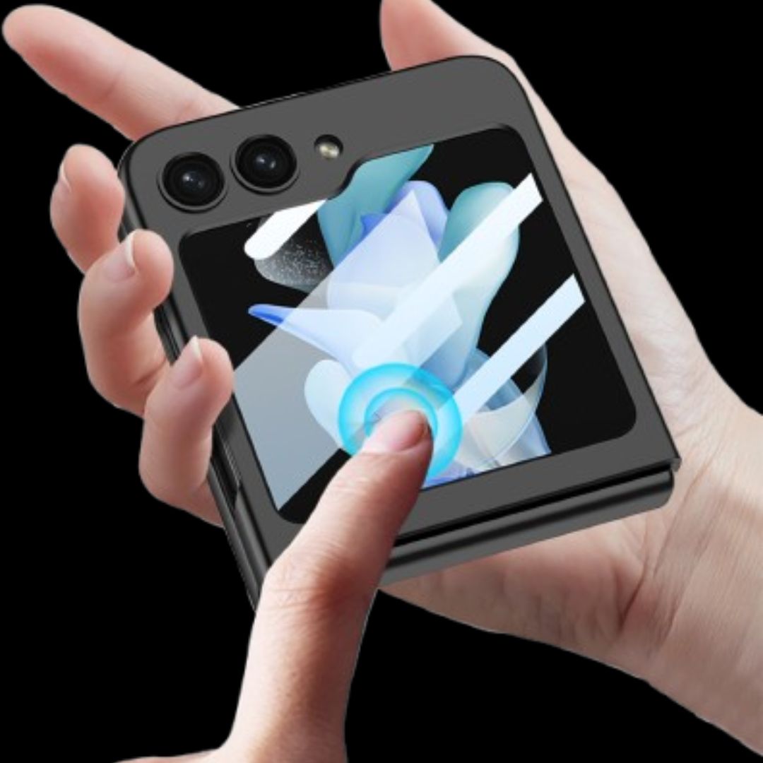 Galaxy Z Flip 6 – Ultra-Thin PC + Glass Cover & Case