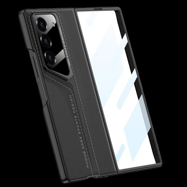 Galaxy Z Fold 6 – Ultra-Thin Blade PU Leather Cover & Case