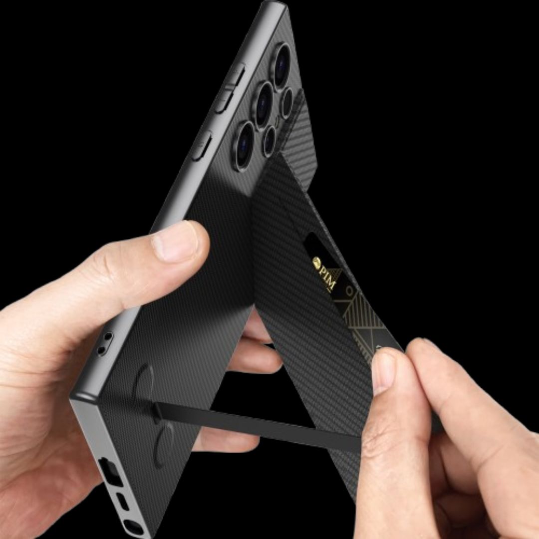 Samsung S24 Ultra Case– Rotor Stand Card Bag Cover & Case