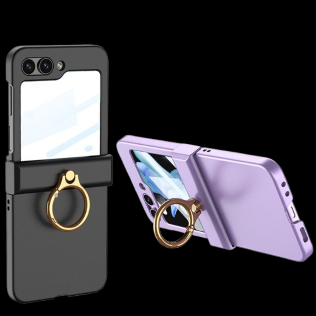 Galaxy Z Flip 5 – Hinge Box Ring Cover & Case