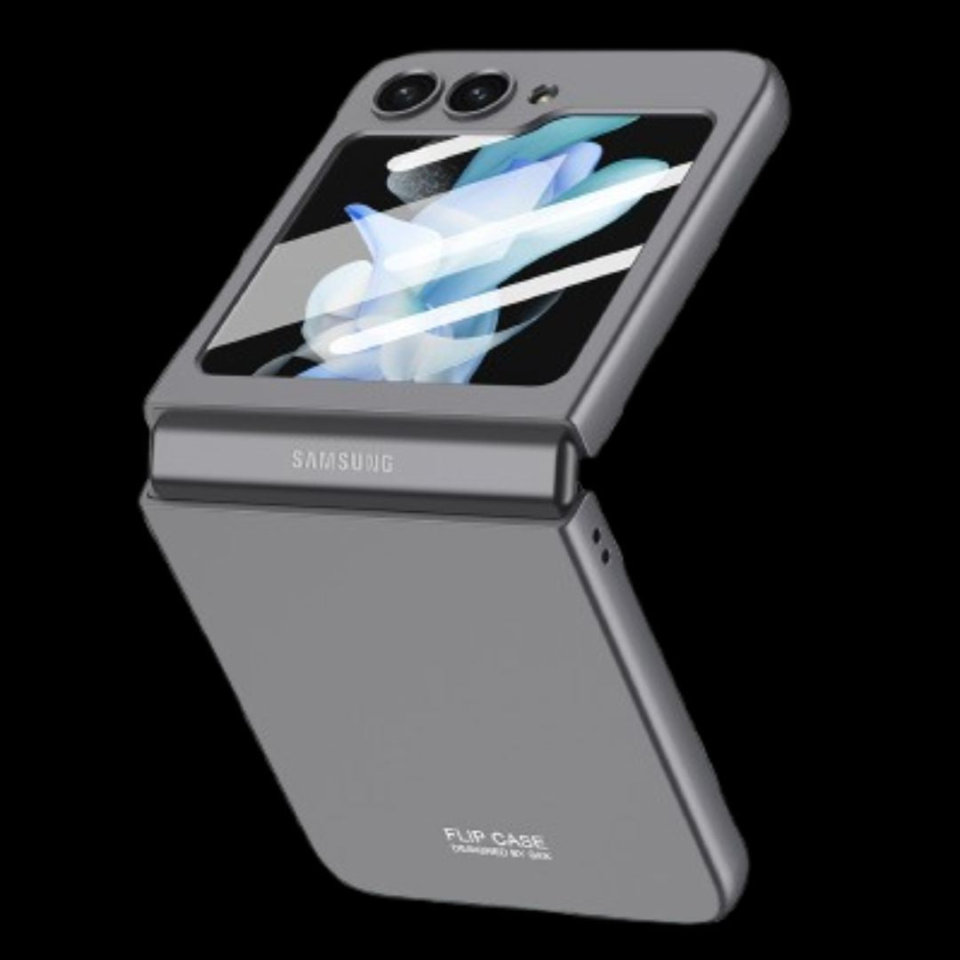 Galaxy Z Flip 6 – Ultra-Thin PC + Glass Cover & Case