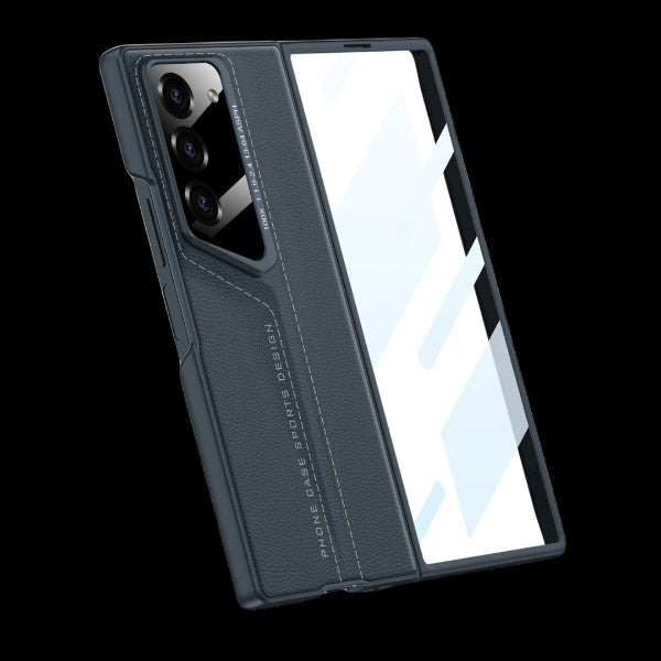 Galaxy Z Fold 6 – Ultra-Thin Blade PU Leather Cover & Case