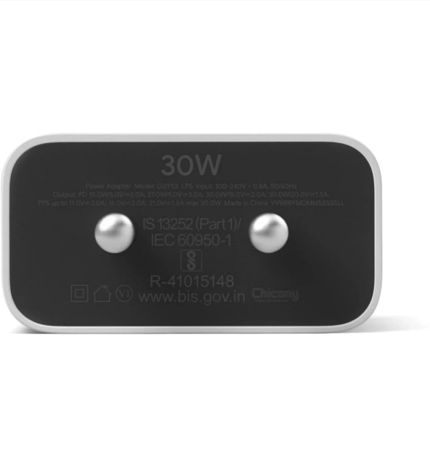 Google 30W - 5A, Usb-C, Power Adaptor