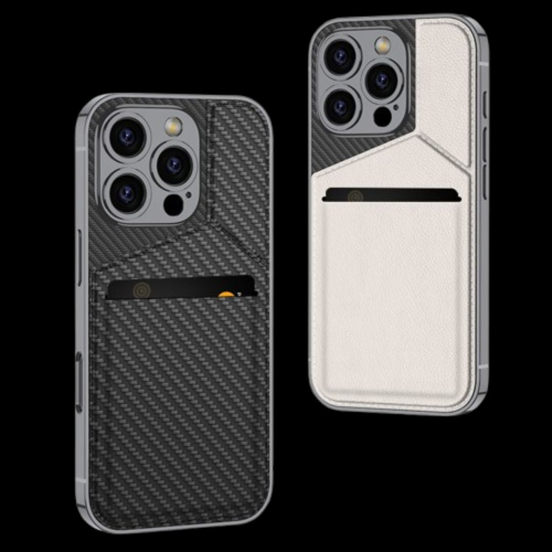 Apple iPhone 16 / Plus / Pro / Pro Max – Leather Card Slot Cover & Case