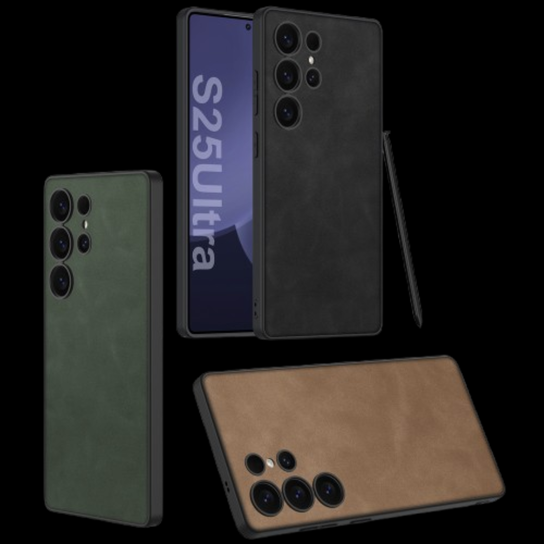 Samsung Galaxy S25 / Ultra– Matte Leather Ultra Thin Cover & Case