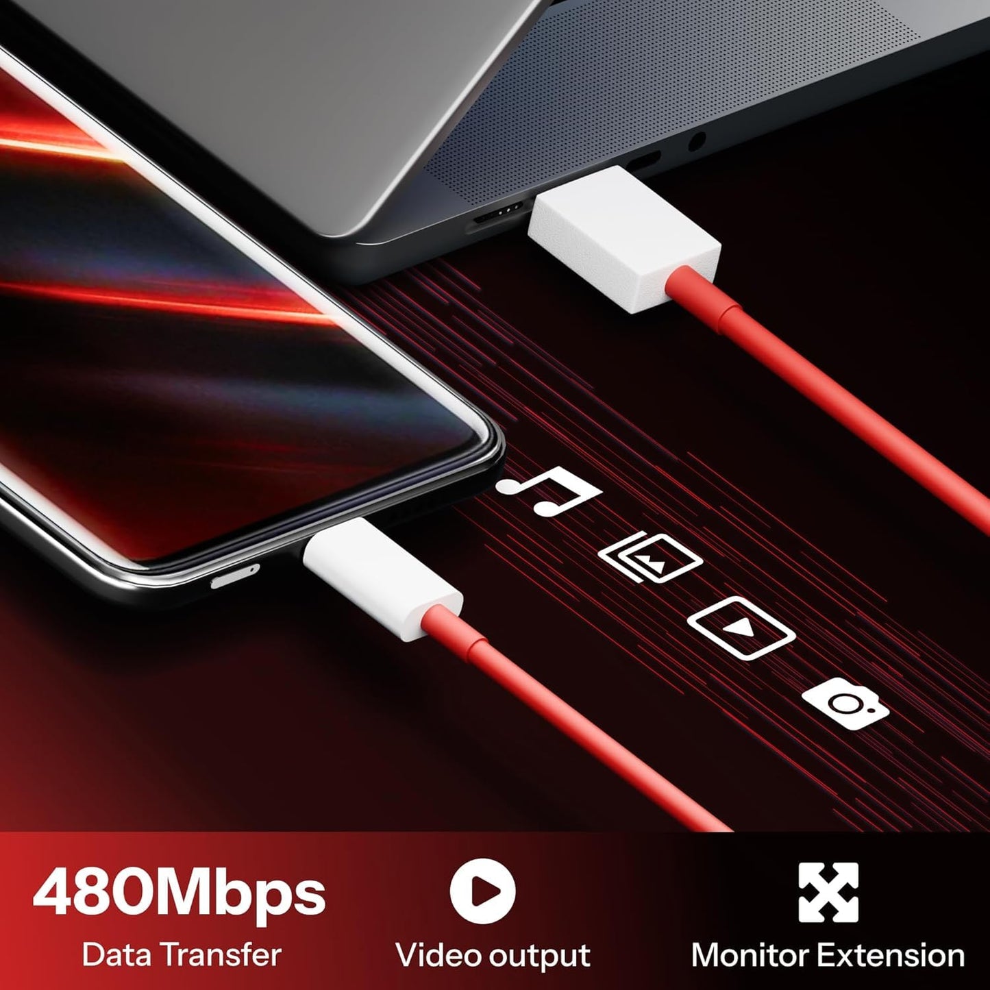 SUPERVOOC fast charging Type C Cable - 120W