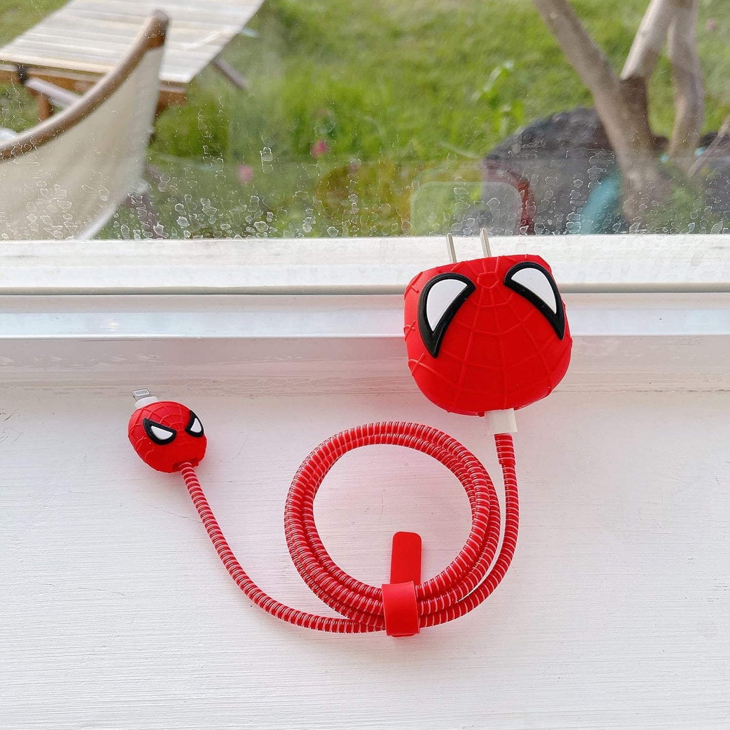 Spider ๐ธ Man inspired - iPhone Charger Case