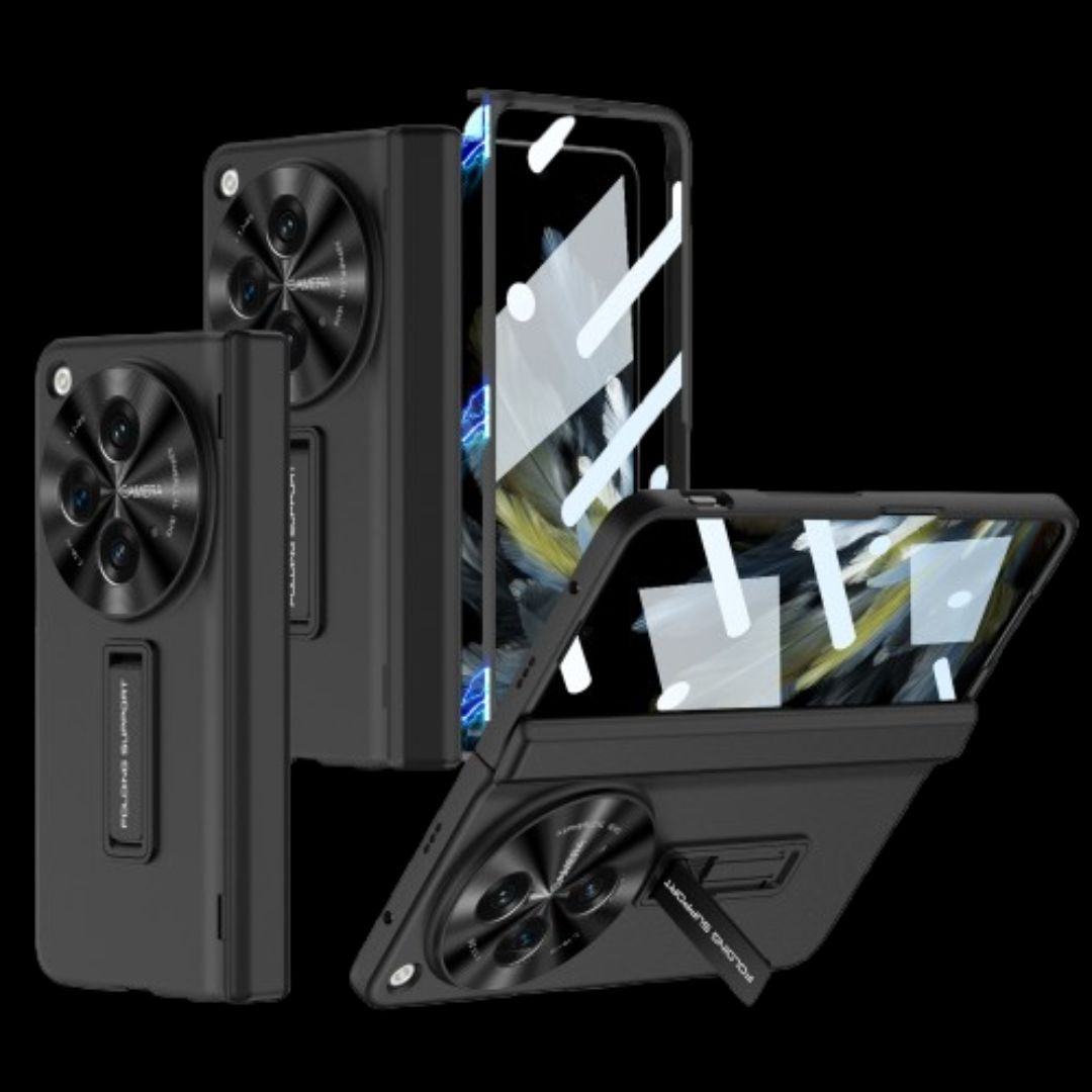 OnePlus Open – Magnetic Cover with Hinge Protection + Kickstand Cover & Case