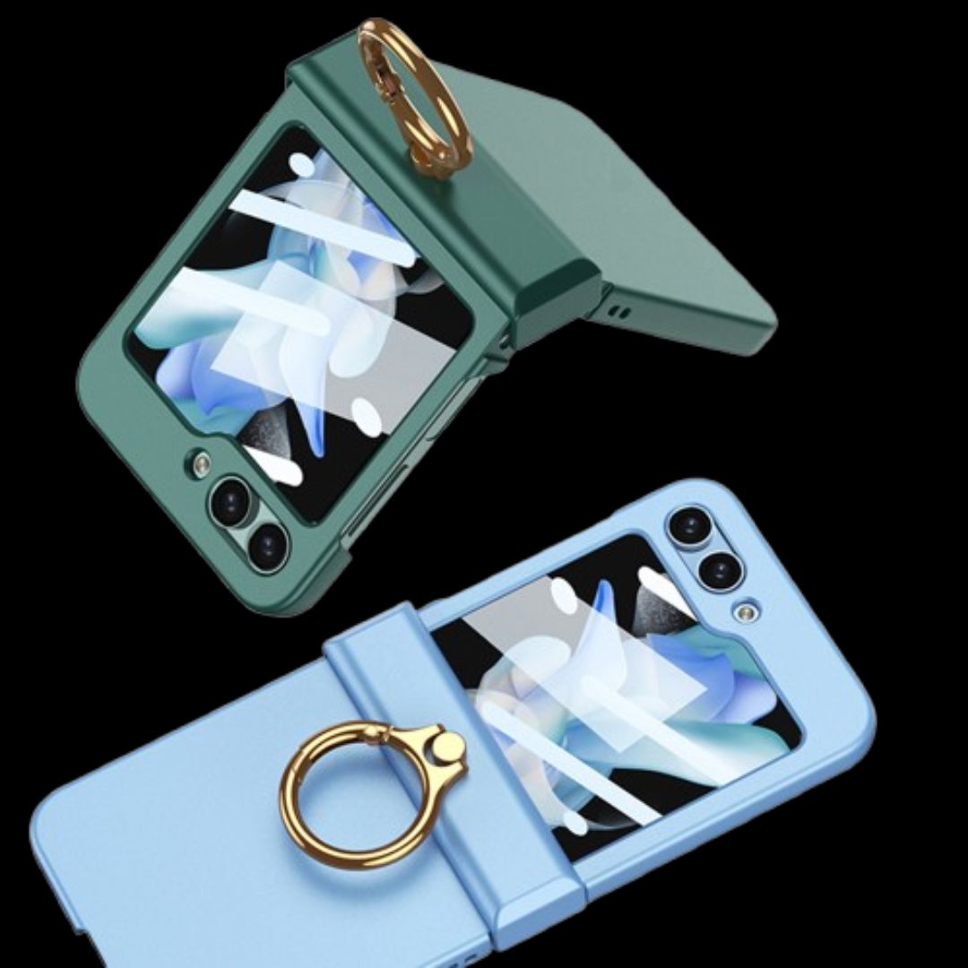 Galaxy Z Flip 5 – Hinge Box Ring Cover & Case