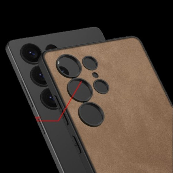 Samsung Galaxy S25 / Ultra– Matte Leather Ultra Thin Cover & Case