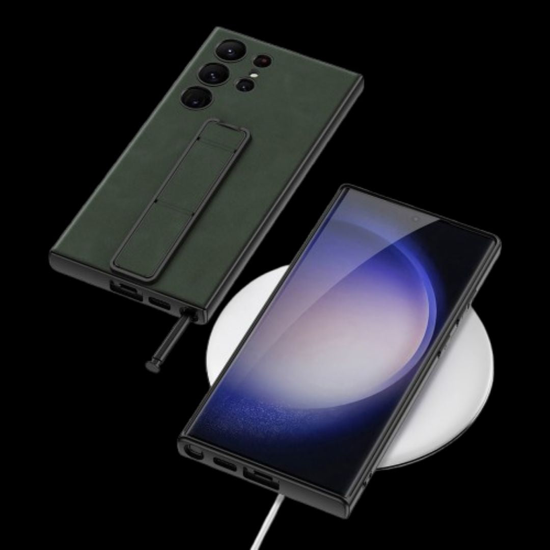 Samsung S24 / Ultra– Matte PU Leather Cover & Case