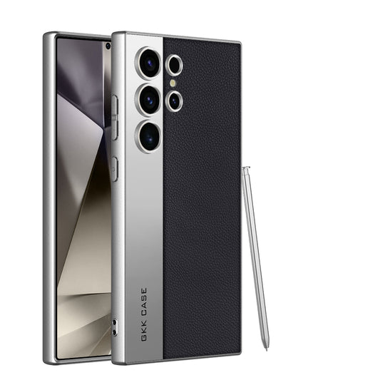 Leather Textured Protective Phone Case with Camera Lens Protection